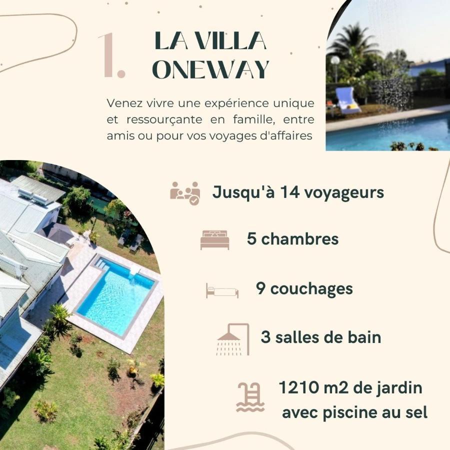 Villa Oneway, Piscine Privee, Classee 3 Etoiles Sainte-Rose Exterior foto